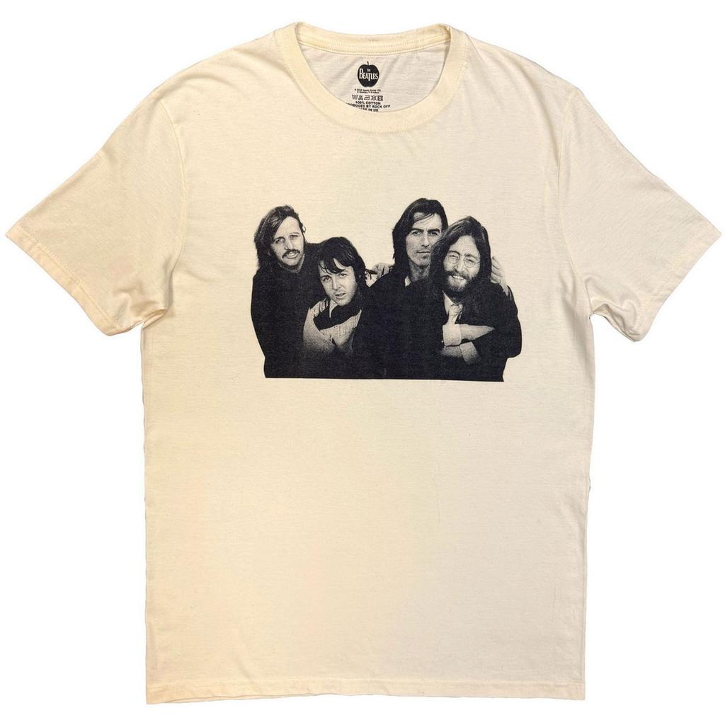 The Beatles Unisex Adult Anthology Group Photo Back Print T-Shirt