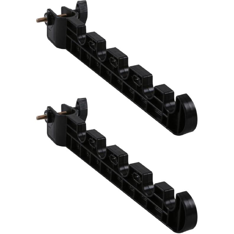 2 Pcs RV Clothes Drying Rack, Plastic RV Ladder Clothes Drying Rack, No Drilling or Nailing, Suitable for Pipes with a Diameter of 1.25in, RV Clothes