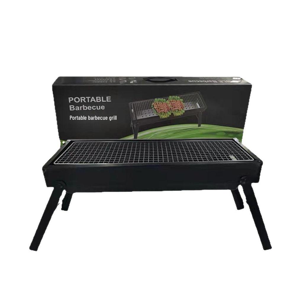 Portable Foldable Charcoal Grill for Outdoor Camping and BBQs