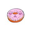 Zinc Zinc Alloy Cartoon Food Brooch Cute Doughnut Brooch Fashion Cartoon Metal Brooch  Ornament Badge