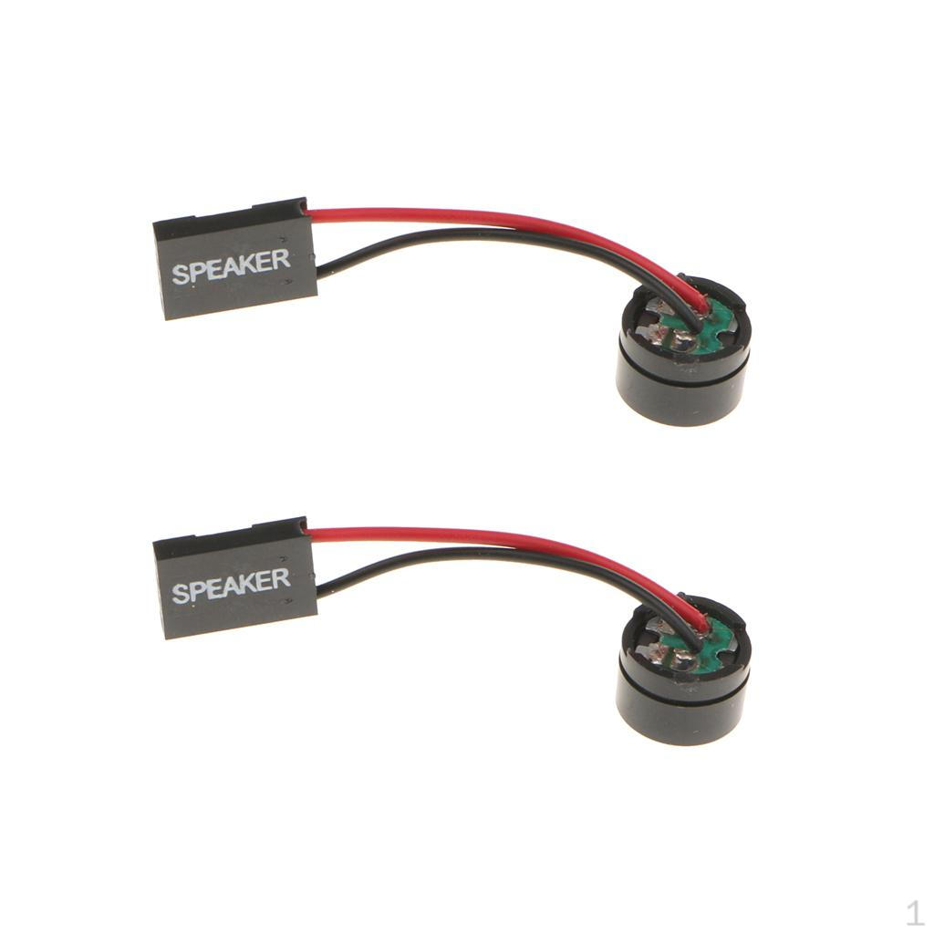 2 Pieces Computer Pc Speakers Motherboard Box Beep Parts