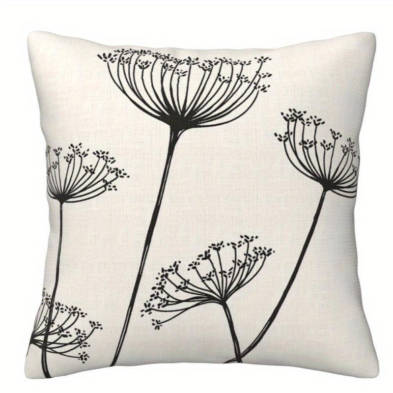 

Green plants and Flowers Cotton and Linen Pillow Customized Linen Car Pillow Sofa Pillow Cover Home Decoration 40x40cm 16x16in