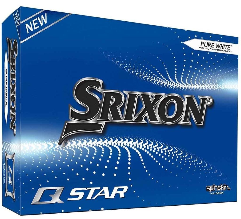 SRIXON 2023 Q-STAR Ionomer Cover Golf Ball 1 Dozen (12 Balls) SRIXON GOLF BALL USA Direct Import White