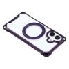 For iPhone 17 Magnetic Case Ring Kickstand TPU + PC Phone Cover with Lanyard