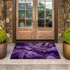 High Quality Luxury Purple and Gold Abstract Marble Area Rug for Living Room Hallway Home Decor Floor Mat Carpet