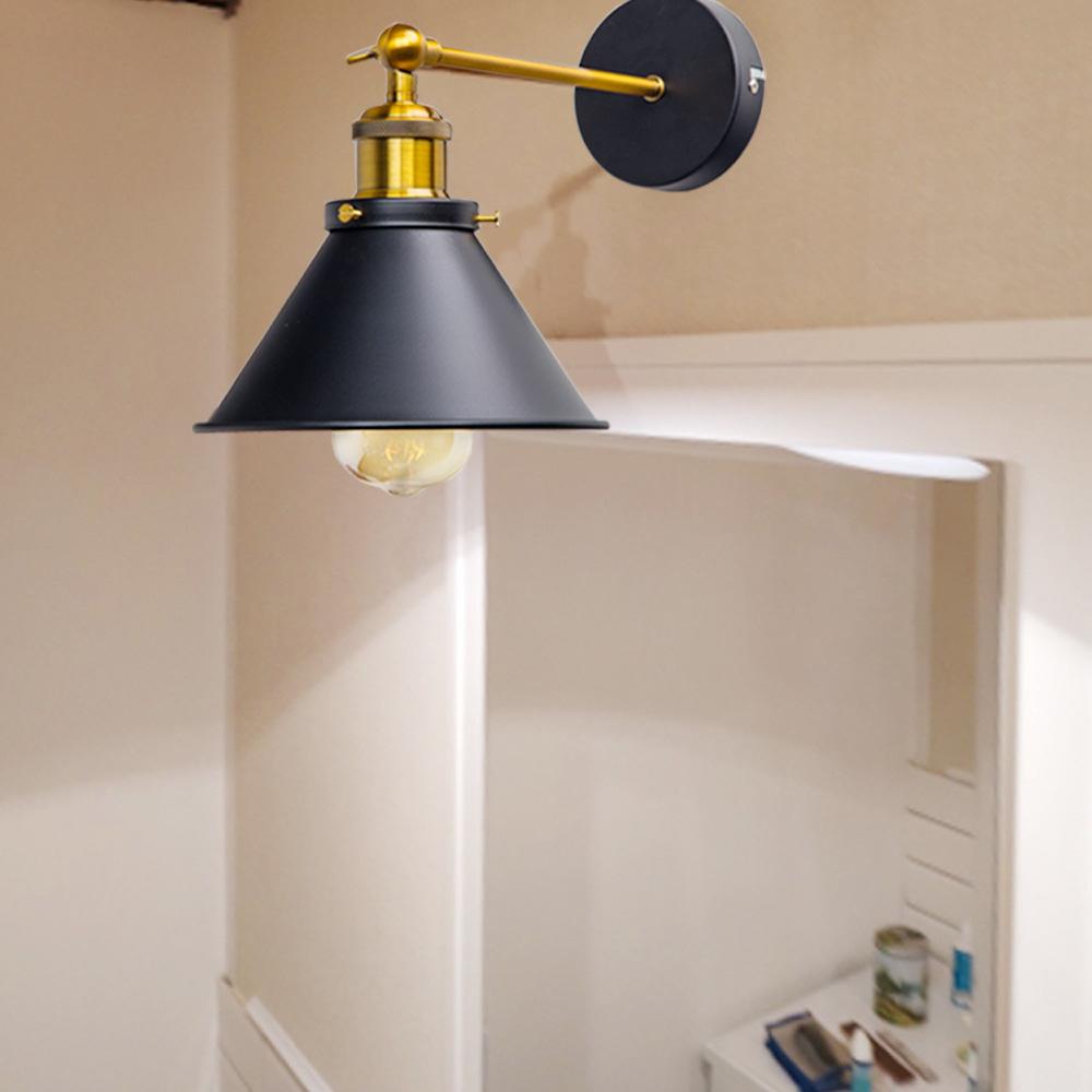Vintage Industrial Wall Sconce Lights Wandlamp Retro Wall Lamp 110V-220V E27 Indoor Bedroom Bathroom Balcony Bar Aisle Lamp