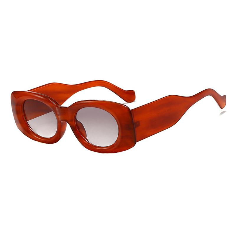 1pc Women's Red Square Simple Fashion Glasses New Retro Street Style Summer Autumn Holiday Homecoming Festival Essential Gift