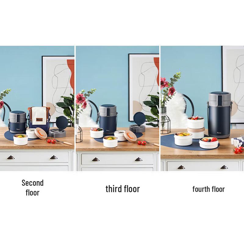 Vacuum Insulated Stainless Steel Lunch Box