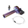 22mm CNC Aluminum Accelerator Throttle Twist Grips Throttle Cable For 50 70 110 125 250 350 Dirt Bike Motorcycle Parts,Colorful..