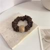 Pearl Large Intestine Elastic Hair Ring 2026 New Back of Head Rope Hair Tie Ball Head Rubber Band Headpiece Hair Tie Rubber Band
