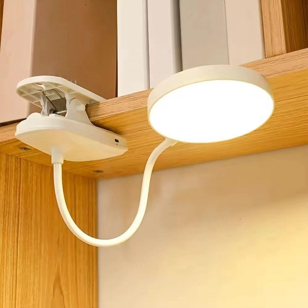 Dimming Function LED Clip Lamp Touch Control LED Desk Lamp USB Rechargeable Lamp  Bed Reading