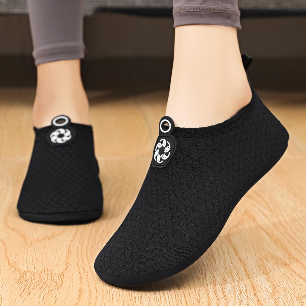 Women's Lightweight Water Shoes Quick Dry Mesh Upper Slip On Aqua Socks for Beach Pool Swim Surfing and Outdoor Activities