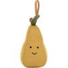 Jellycat Fun Food Series Happy Festival Pear Ornament Doll Plush Pendant 10cm Height