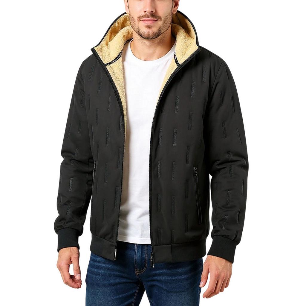Men's  Adding Fleece  Thickened  Keep Warm  Cotton-Padded Jacket  Coat