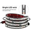 DRL LED Truck Light Strips Warning Light RGB Colorful Flexible Streamer 1M 1.5M 2M LIght Bar Atmosphere Lamp with Remote 24V