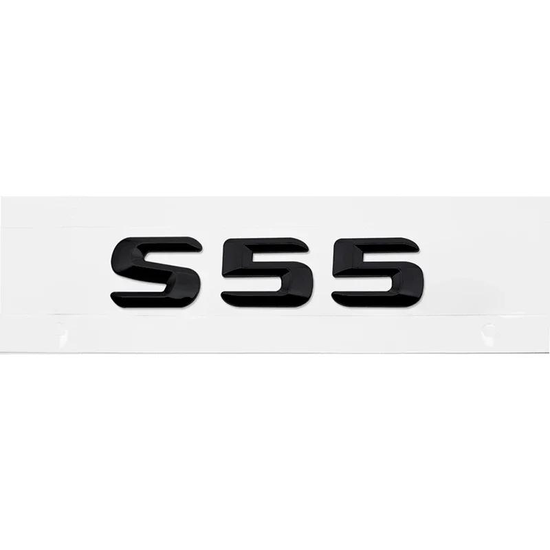 Car Tail Box Letters Stickers 3D Rear Trunk Badge Emblem Decal for Mercedes Benz S55 S63 S200 S220 S250 S260 S300 S320 S350