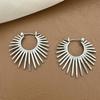 New Sunflower Metal Ear Cuffs: Women's Fashion Luxury Niche Design, Stylish and Versatile Earrings.