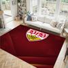 VfB Stuttgart Design Křišťálový Sametový Koberec Útulný Ne?Protiskluzová tištěná předložka do ložnice, obývacího pokoje, předsíně