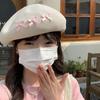 Cute Octagonal Hat Japanese Style Newsboy Cap Personality Bow Knitted Berets  Summer
