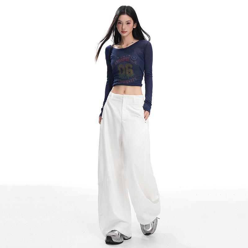 Autumn Women's High-Waist Loose Wide-Leg Pants
