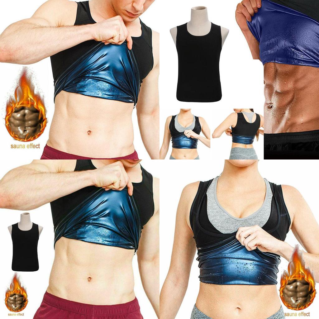 Ultra-lightweight Polymer Vest For Men And Women With Effective Sweat Slimming Design