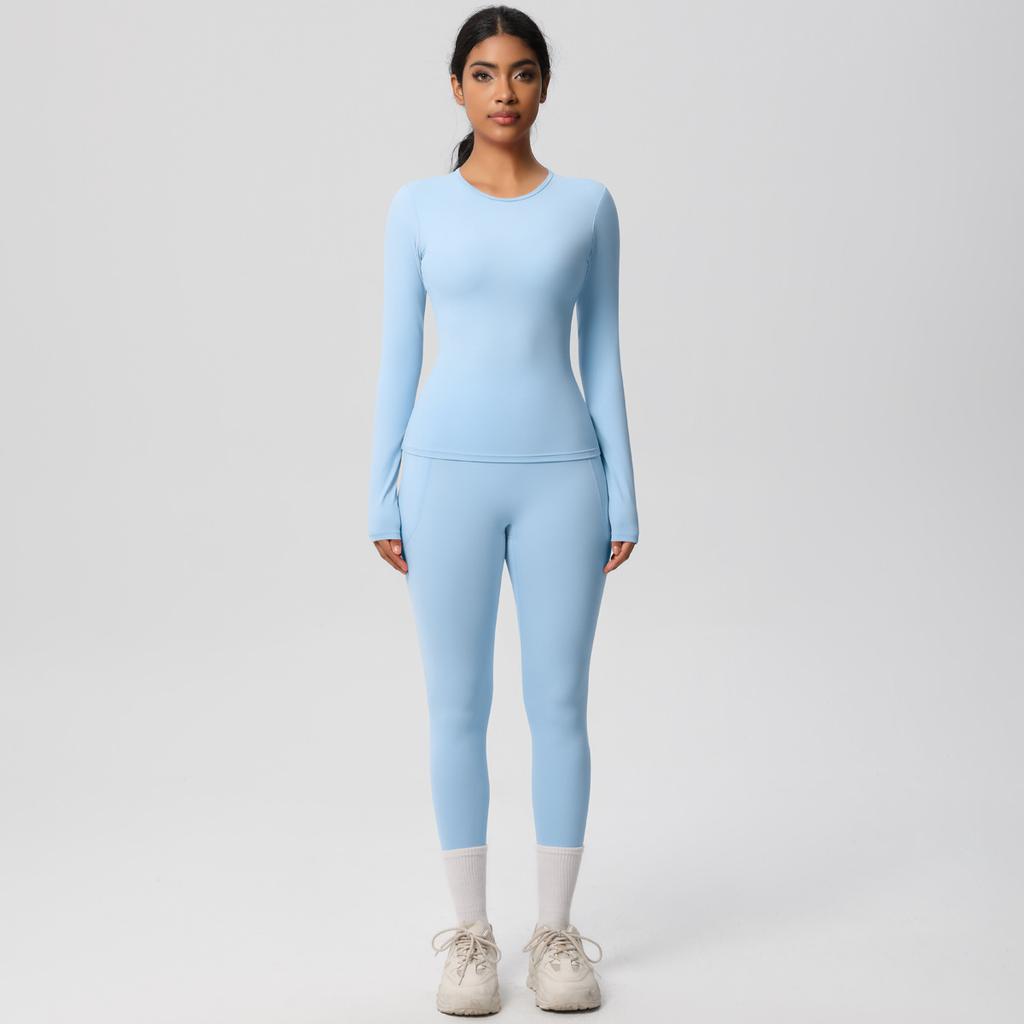 New Tight Yoga Suit Set, High Waist And Hip Lifting Yoga Set, Outdoor Running And Fitness Exercise Set, Two Piece Set For Women