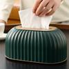 Striped Tissue Box Ornament Craft Decoration Storage Dispenser Elegant Paper Towel