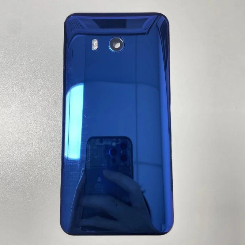 Per HTC U11 Nuovo Coperchio Batteria Posteriore in Vetro Pannello Posteriore Alloggiamento Con Sostituzione Lente Fotocamera