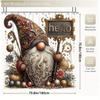 1pc/3pcs/4pcs Vintage Luxury Pearl Gnome Pattern Bathroom Set
