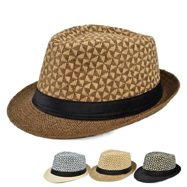 Straw Beach Hat Straw Fedora Hat Straw British Style Panama Hat Straw Panama