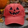 Halloween Hat Sun Hat Embroidery Halloween Trucker Hat Unisex Baseball Hat for Men and Women
