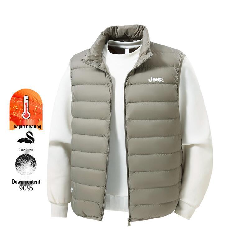 JEEP Men s Casual Warm Down Vest XL