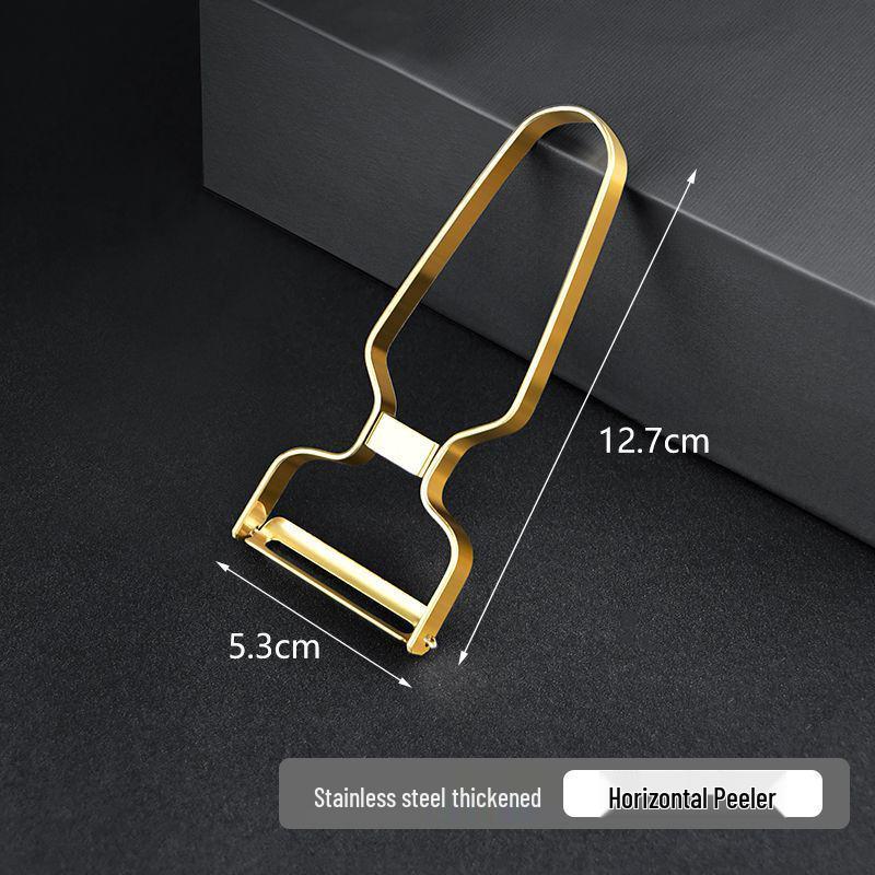 Stainless Steel Dual-Head Peeler & Vegetable Grater