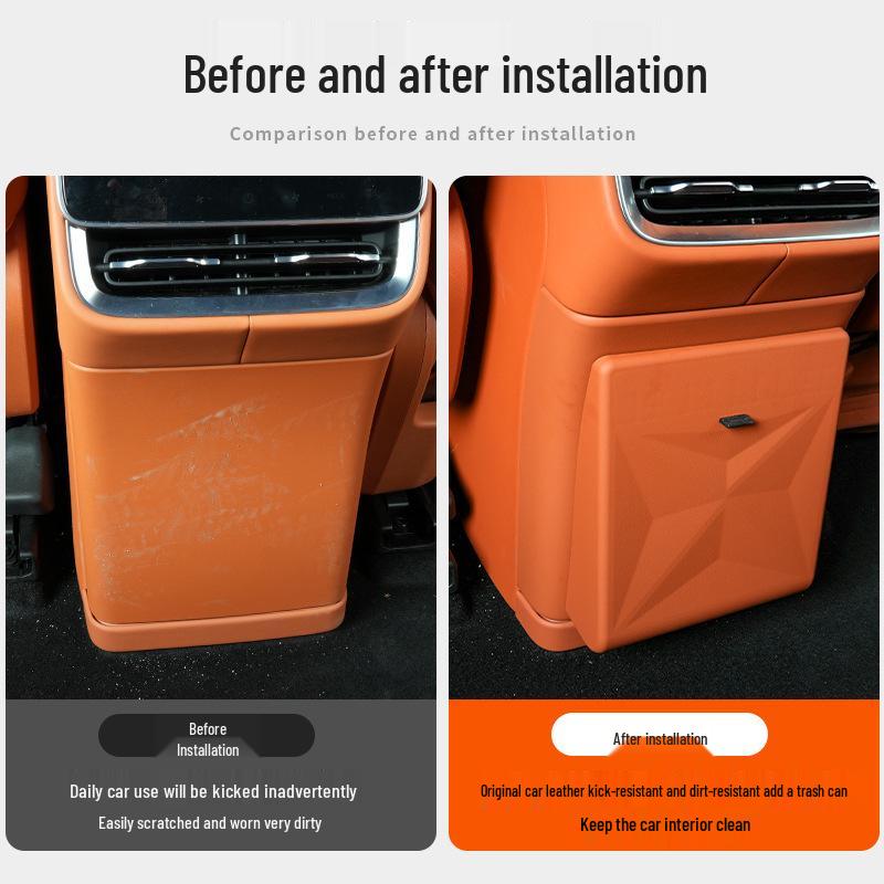Wenjie M8 Magnetic Refrigerator Anti-Kick Cover with Hidden Trash Can and Anti-Dirty Storage.