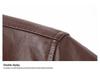 Men's Slim Fit Leather Jacket - New Korean Style, Trendy Parka with Casual Lapel for Middle-Aged Dads