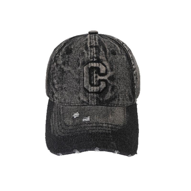 Popular Big Head Circumference Baseball Cap, Sunshade, Sunscreen, Face Small Letter Hat, Cowgirl Deep Top Cap New