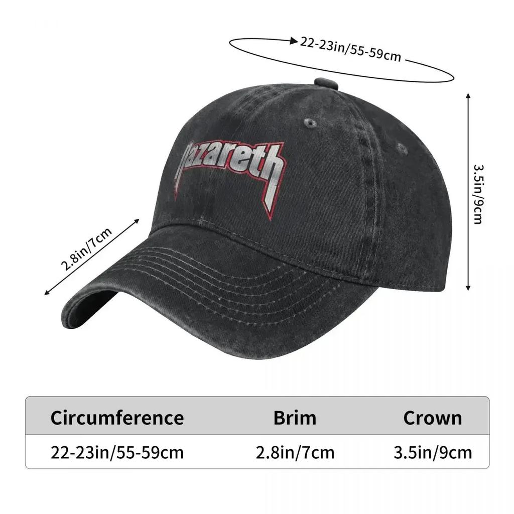 Nazareth Rock Metal Music Band Baseball Cap Outfit for Men Women Daily Wear Trucker Hat Adjustable Fit