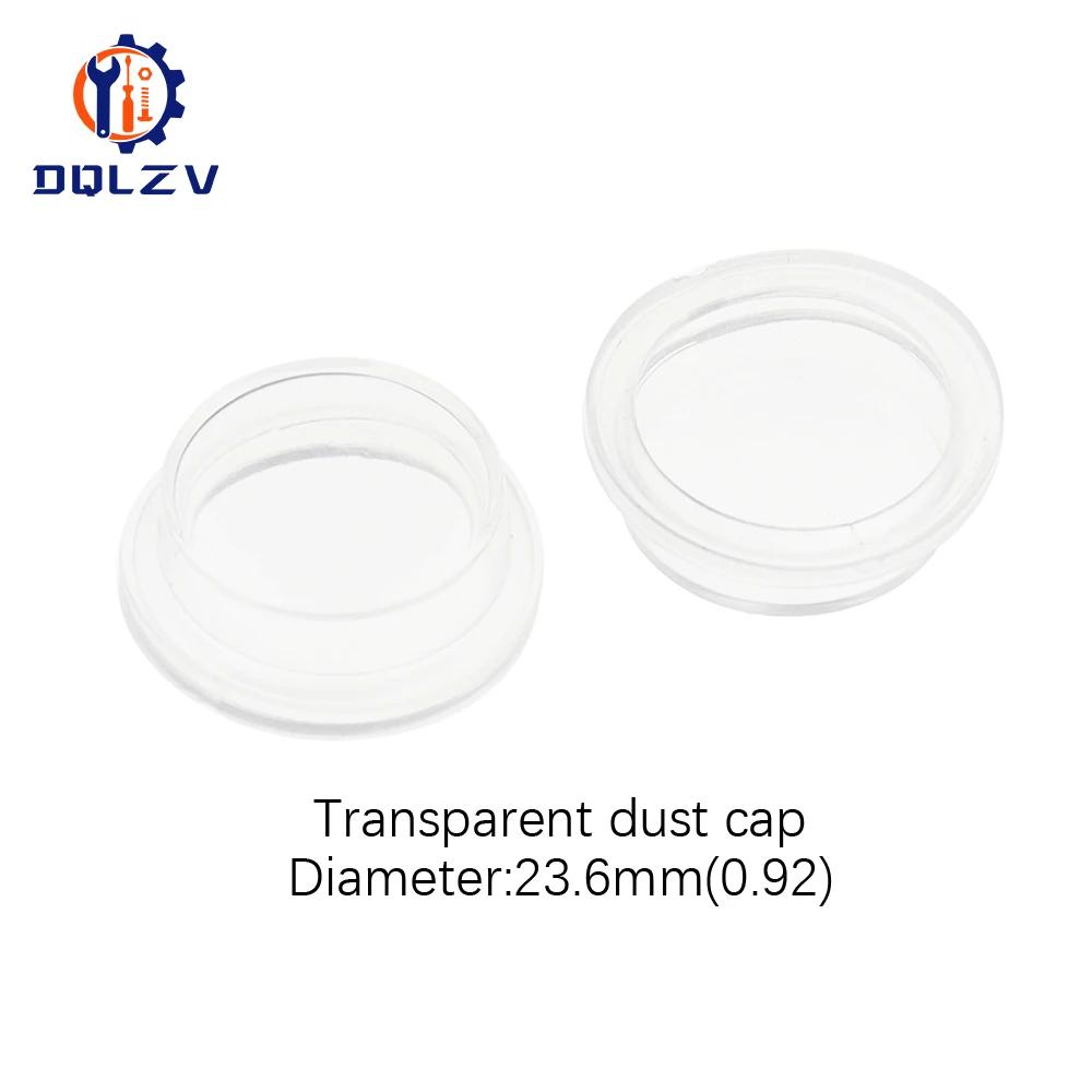 22mm Red Black White ON/OFF Round Rocker Toggle Switch 6A/250VAC 10A 125VAC Power Switch Cap with Plastic Push Button Switch