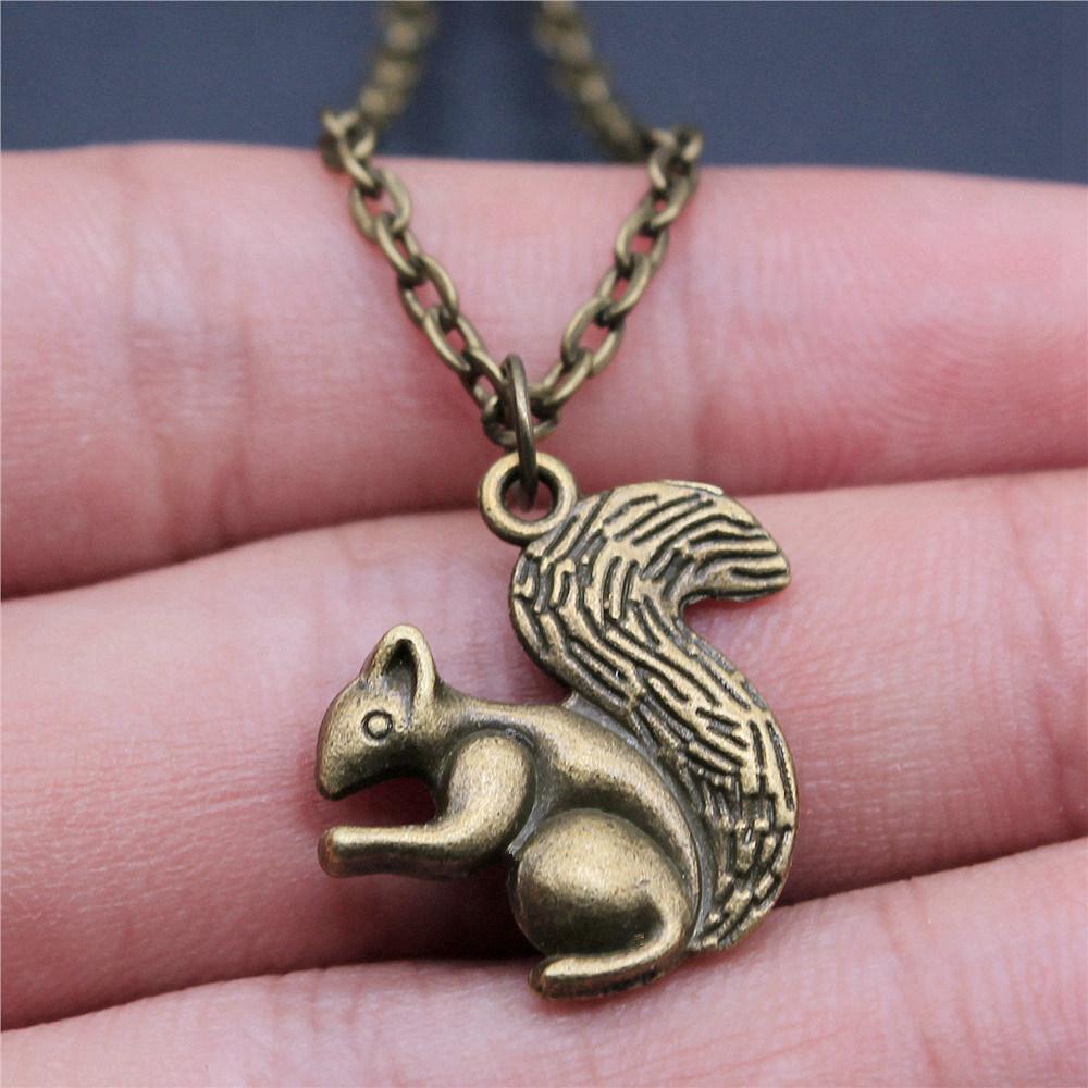 Halskette am Hals 43cm Kette Waldtiere Hochzeitsschmuck Zubehör QN031