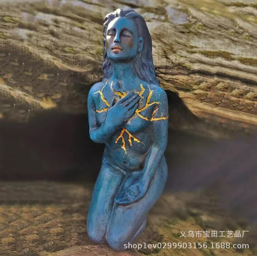 New Self-Healing Series Muse Sculpture Resin Crafts Home Decorations Muse Sculpture