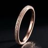 Titanium steel ring, niche and high-end, light luxury, non-fading, cross-border Instagram-style Foever Love