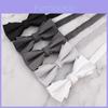 Polyester Solid Color Bowtie For Men Women Business Formal Wear With Adjustable Fit For Wedding Events