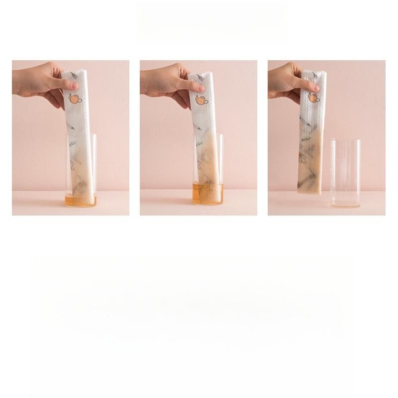 165PCS Disposable Kitchen Paper Towels, Washable, Dry and Wet Dual-use, Oil Resistant, Household Cleaning Oil-free Cloth, Kitchen Paper Towels