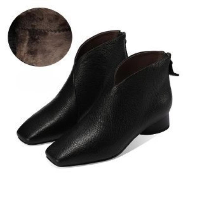 

Новые Нескользящие, На толстом каблуке, На мягкой подошве Короткие ботинки для женщин, Универсальные Одинарные туфли 37 чёрный