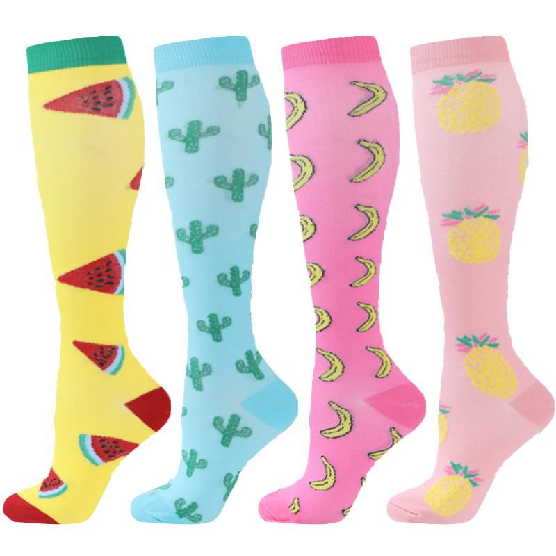 Unisex 6 Paar Kompressionssocken-Set zum Laufen & Radfahren