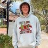 Fun Christmas Print Hoodie Drop Shoulder Tracksuit Unisex Women Sweatshirt  Aesthetic Sportswear Long Sleeve Street Fashion