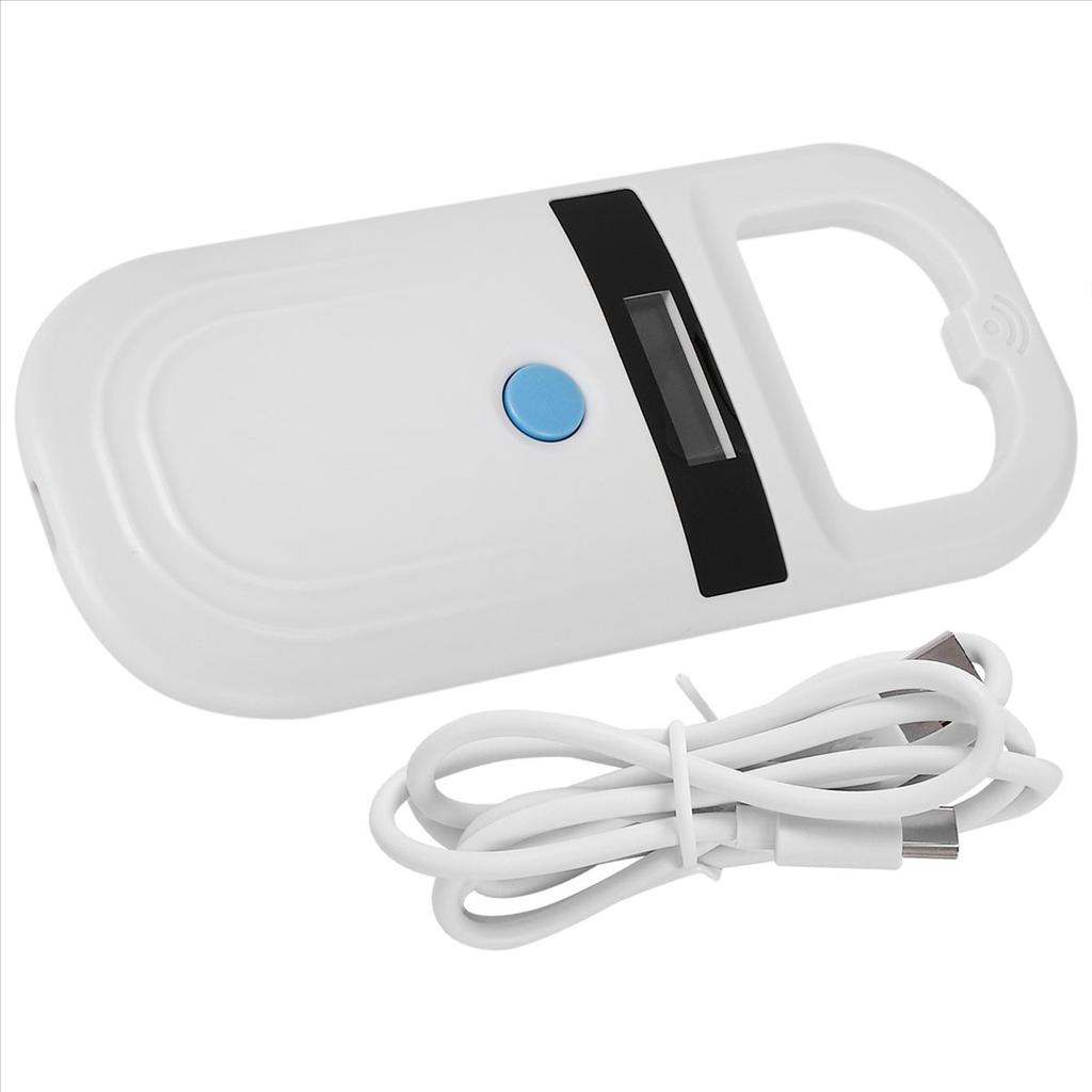 Reader RFID 134.2Khz, Pet ID Scanner with 0.91 Inch High Brightness OLED Display for Animal Tracking