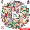 100pcs Halloween Christmas Creative Sticker Water Bottles Laptop Phones Luggage Festive Air Style Waterproof For Adults Teen