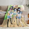 Anime Nisekoi False Love Throw Flannel Throw Blanket: Soft Kid-Friendly Warm Anti-Static All Season Washable Couch Bed Home
