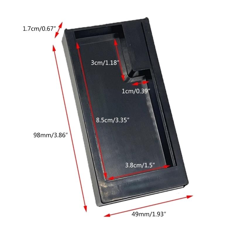 Universelle magnetische Schlüsselbox Langlebig Sicher Autozubehör Kunststoff-Schlüsselboxen Rostfreier Schlüsselhalter mit starkem Magnet